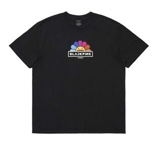 Blackpink + Takashi Murakami rainbow flower tshirt size large